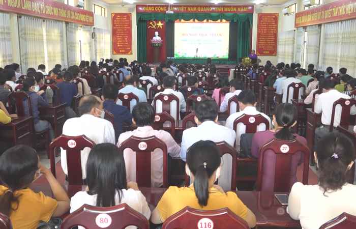 Mỹ Tú triển khai chuyên đề học tập và làm theo tư tưởng, đạo đức, phong cách Hồ Chí Minh năm 2022